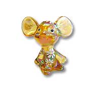 Fenton Amber Mouse