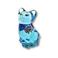 Fenton Blue Cat