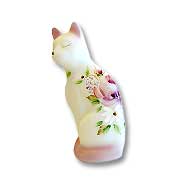 Fenton Milk Glass cat