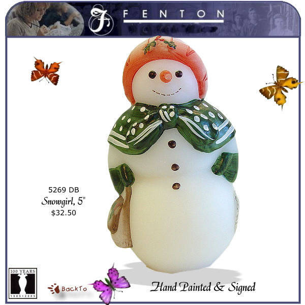 5269 DB Fenton Snowgirl
