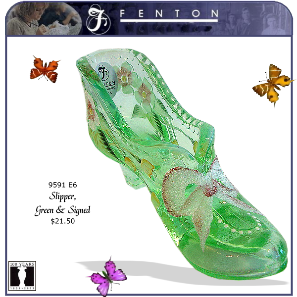 9591 E6 Fenton Green Slipper