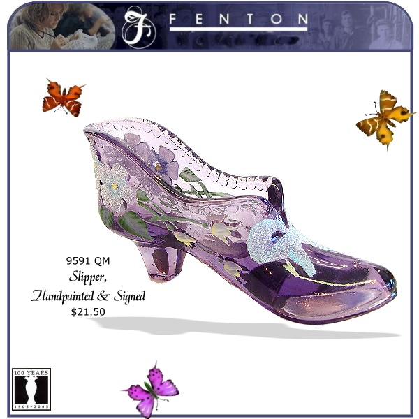 9591 QM Fenton Purple Slipper