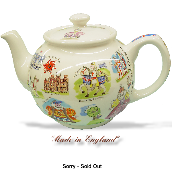 Ceramic, Heritage Stanley, Teapot,  6 Cup