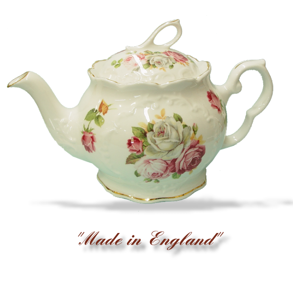 Porcelain, Rose Bouquet,  6 cup 