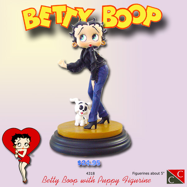 Betty Boop with Puppy