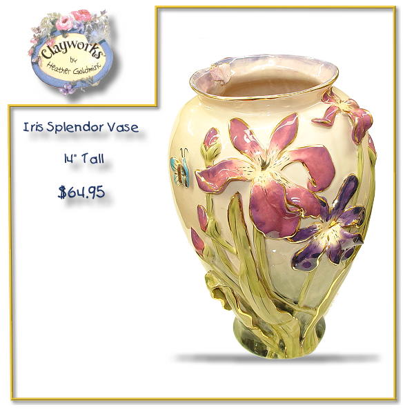 Iris Splendor Vase - 3020566